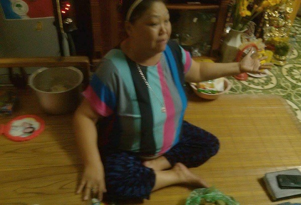 Bà Xoan tại nhà riêng chiều 13/10.