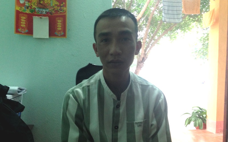 Phạm nhân Đỗ Xuân Quyết.
