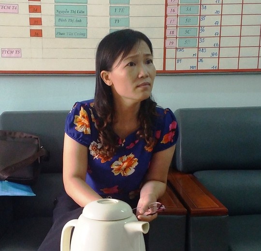 Bà Lê Thị Tân khi chưa bị bắt.