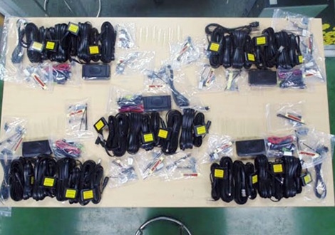 Lô hàng thiết bị phá sóng súng bắn tốc độ từng bị Hải quan TP Hồ Chí Minh phát hiện, thu giữ. 