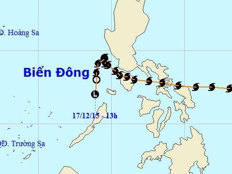 Bao Melor tan tren Bien Dong hinh anh