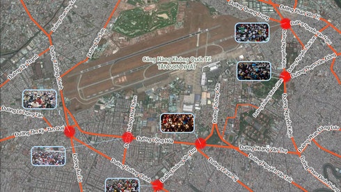 Xay cau vuot tai vong xoay Nguyen Thai Son - Nguyen Kiem hinh anh