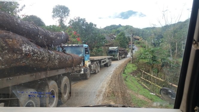 Duong nhua 5 ty dong bien thanh duong dat hinh anh