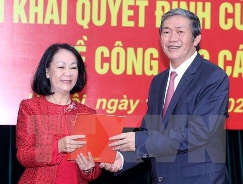 Ba Truong Thi Mai lam Truong ban Dan van Trung uong hinh anh