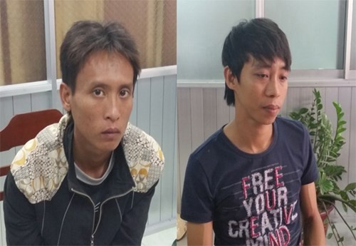 Hai ten cuop di dao vao co lai xe taxi cuop tai san hinh anh
