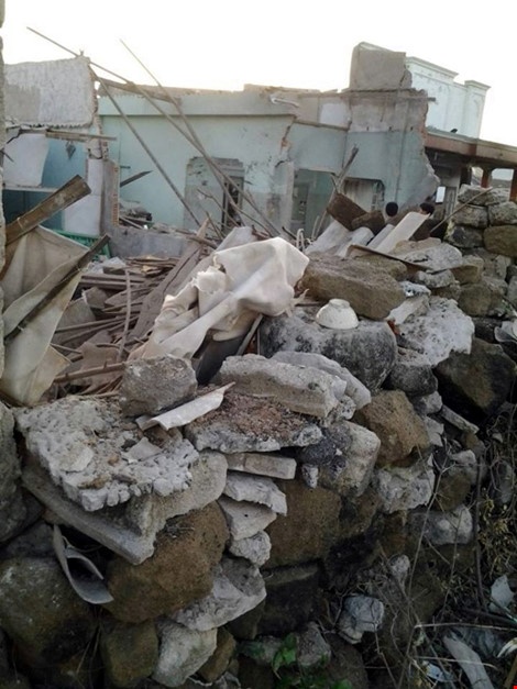 Nổ ở đảo Phú Quý ảnh 1 No o dao Phu Quy anh 1