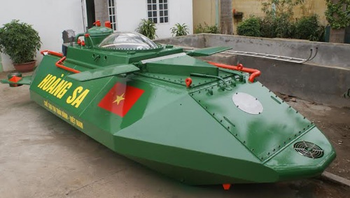 Tau ngam Hoang Sa thu nghiem tren bien anh 2