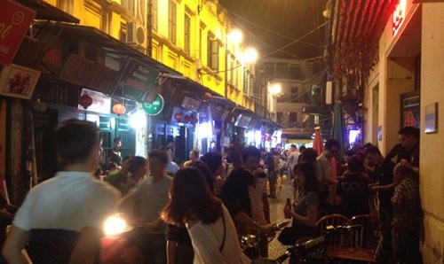 Pho co Ha Noi ve dem anh 2