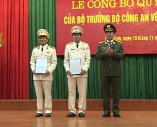 Bo nhiem, dieu dong nhan su quan doi, cong an hinh anh