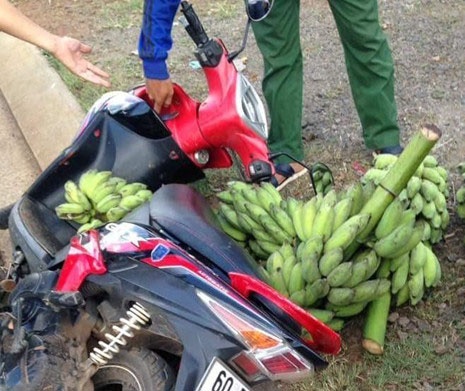 Truy duoi gan 10 km bat 2 ke trom chuoi hinh anh