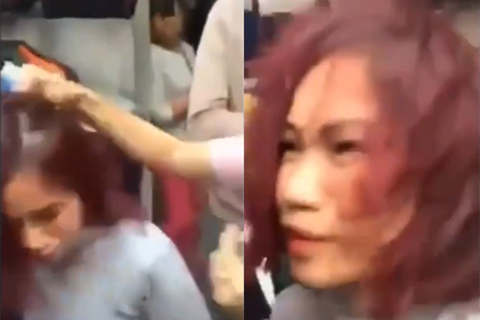 Co gai bi vay danh vi trom iPhone 6 o cho hinh anh