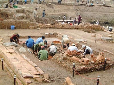 Dau tich Hoang thanh Thang Long duoc lam ro them hinh anh