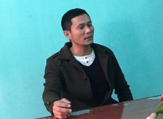 Can bo Cuc CSGT bi danh khi dang ban toc do hinh anh