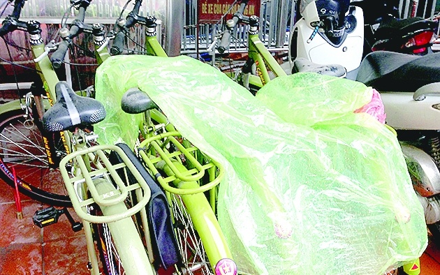 Xe đạp tuần tra tại Hà Nội ảnh 1 Xe dap tuan tra tai Ha Noi anh 1