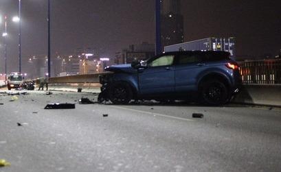 Co gai vang khoi xe Range Rover la trung uy cong an hinh anh