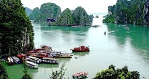 Du khach Anh treo co tren tau du lich Cat Ba hinh anh