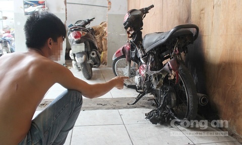 Giang hồ ném bom xăng ảnh 1 Giang ho nem bom xang anh 1