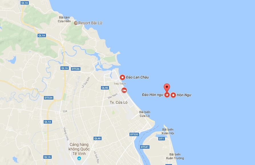 Tàu chở than chìm tại Cửa Lò ảnh 2 Tau cho than chim tai Cua Lo anh 2