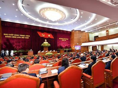 Trung uong ban giai phap tiep tuc doi moi, tinh gon he thong chinh tri hinh anh