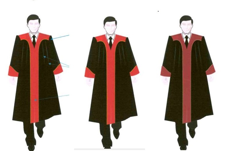 Cong bo kieu dang trang phuc xet xu cua tham phan hinh anh