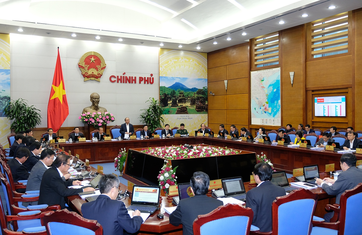 khai mạc phiên họp Chính phủ thường kỳ ảnh 2 khai mac phien hop Chinh phu thuong ky anh 2