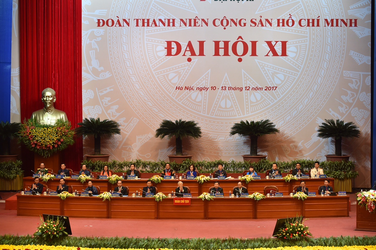 Khai mac trong the Dai hoi Doan toan quoc lan thu XI hinh anh