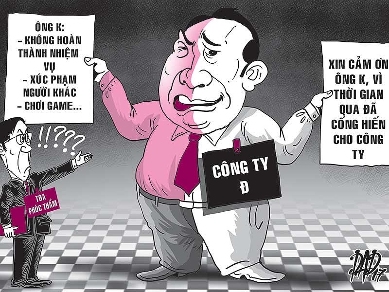 Cho thoi viec khong neu ly do, cong ty bi kien hinh anh