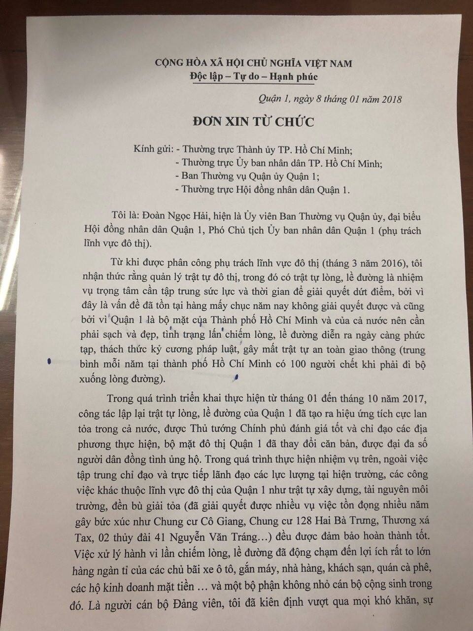 Ông Đoàn Ngọc Hải xin từ chức ảnh 2 Ong Doan Ngoc Hai xin tu chuc anh 2