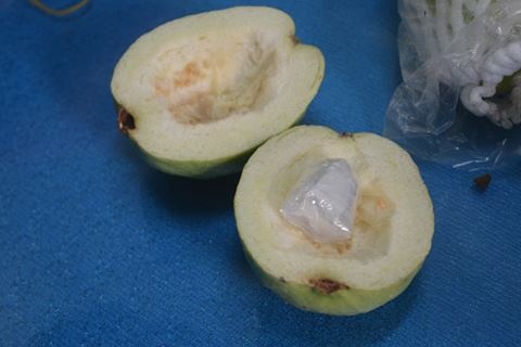 Phat hien chieu tro giau ma tuy trong qua oi hinh anh