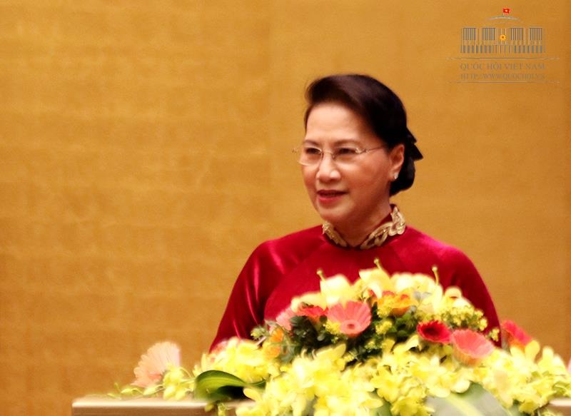 Chủ tịch quốc hội gặp mặt đội bóng U23 Việt Nam ảnh 2 Chu tich quoc hoi gap mat doi bong U23 Viet Nam anh 2