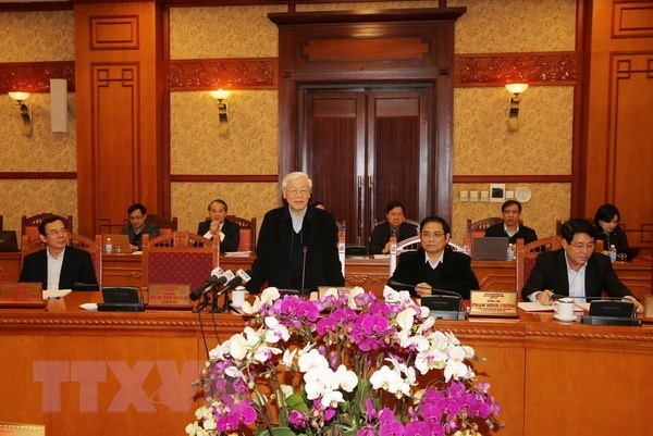 Ban Bí thư đã họp phiên đầu tiên ảnh 1 Ban Bi thu da hop phien dau tien anh 1