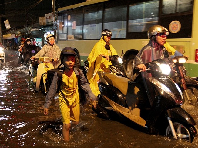 Chống ngập ở TP.HCM ảnh 1 Chong ngap o TP.HCM anh 1