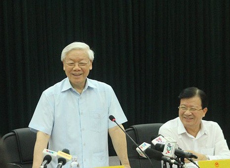 Tong bi thu: Bo Cong Thuong xu ly 'nhieu chuyen noi bo dau dau' hinh anh