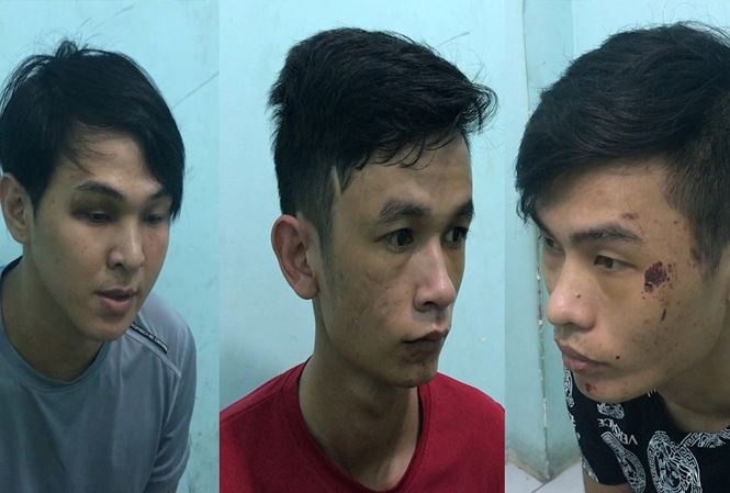 Nhom cuop lieu linh tong xe, xit hoi cay vao canh sat de tau thoat hinh anh