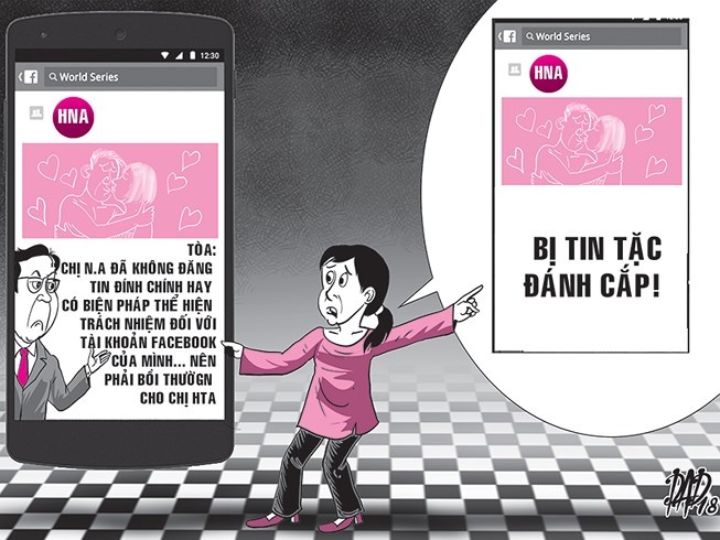 Ra toa vi Facebook bi hack nhung khong chiu dinh chinh hinh anh