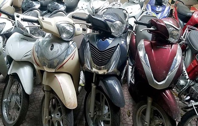 Bang trom xe may o Thanh Hoa sa luoi hinh anh