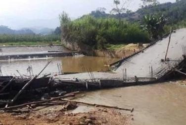 Sap cay cau thien nguyen dang thi cong tai Yen Bai hinh anh