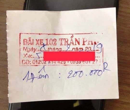 thu phi giu xe o Nha Trang anh 1