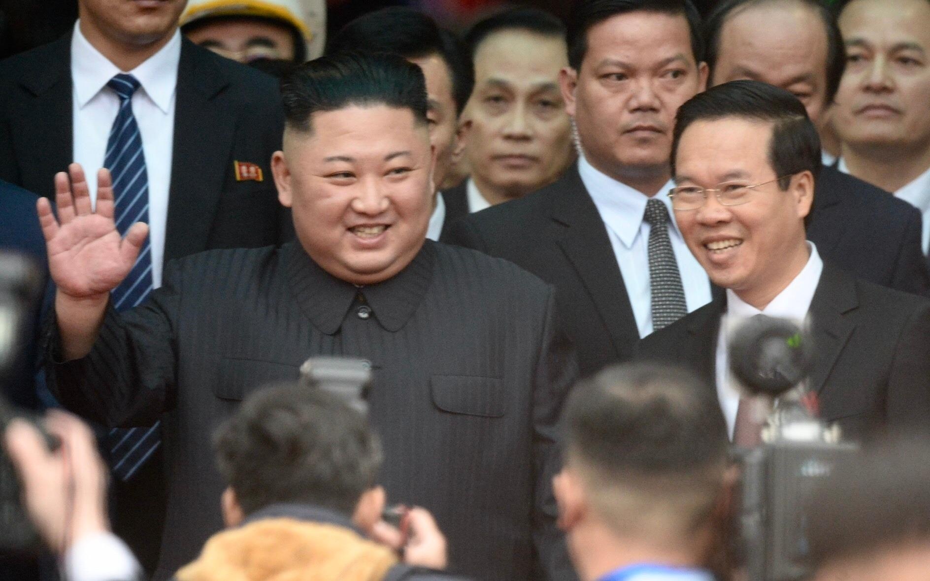 An ninh o ga Dong Dang that chat don doan lanh dao Trieu Tien hinh anh