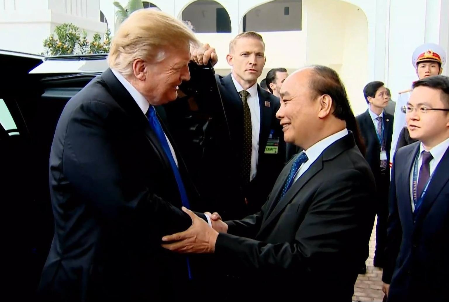 Thu tuong Nguyen Xuan Phuc don Tong thong Trump hinh anh