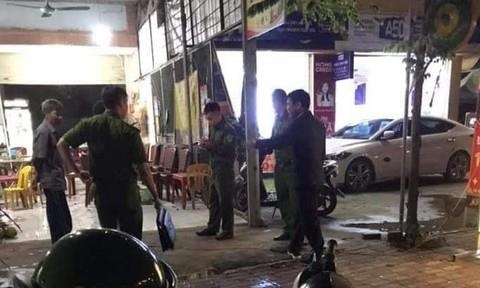 Xong vao quan nhau dam chet nguoi roi chay ra cong an dau thu hinh anh