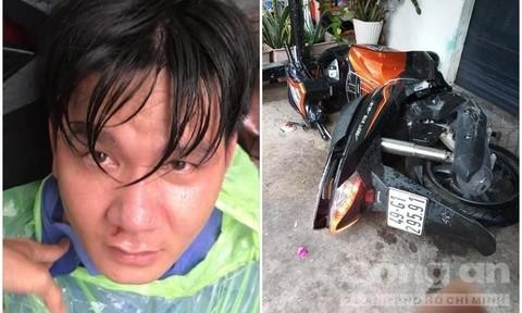 Hai cha con 'hiep si' truy bat ten trom xe may o Sai Gon hinh anh