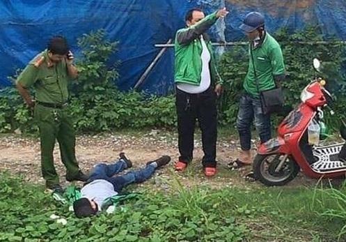 Tai xe xe om cong nghe nghi bi danh thuoc me, cuop tai san hinh anh