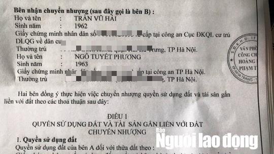 Vợ chồng ông Trần Vũ Hải mua đất ảnh 4 Vo chong ong Tran Vu Hai mua dat anh 4