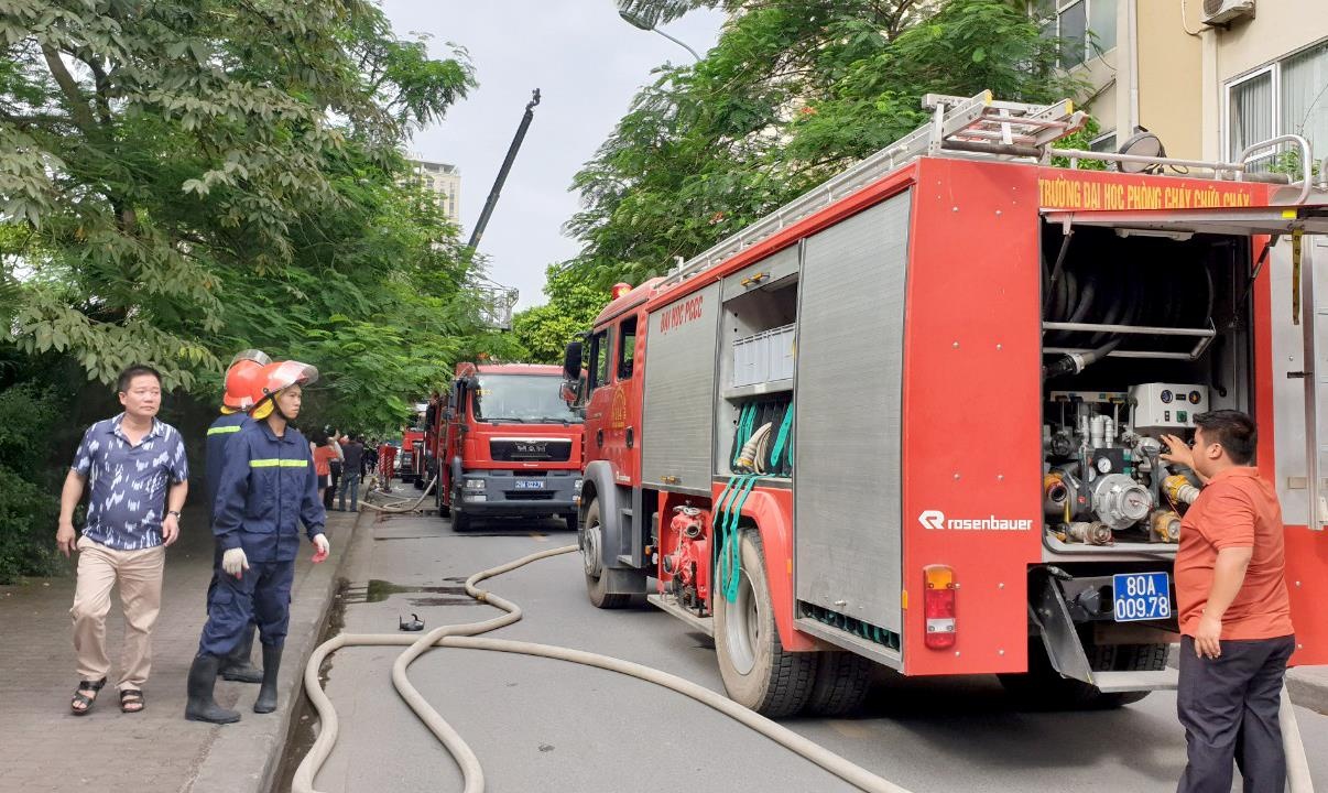 Chay chung cu o Cau Giay anh 2