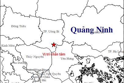 Dong dat 3,2 do richter gay rung lac tai Quang Ninh hinh anh