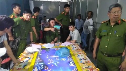 Kiem tra tiem game ban ca, phat hien 5 nguoi duong tinh ma tuy hinh anh