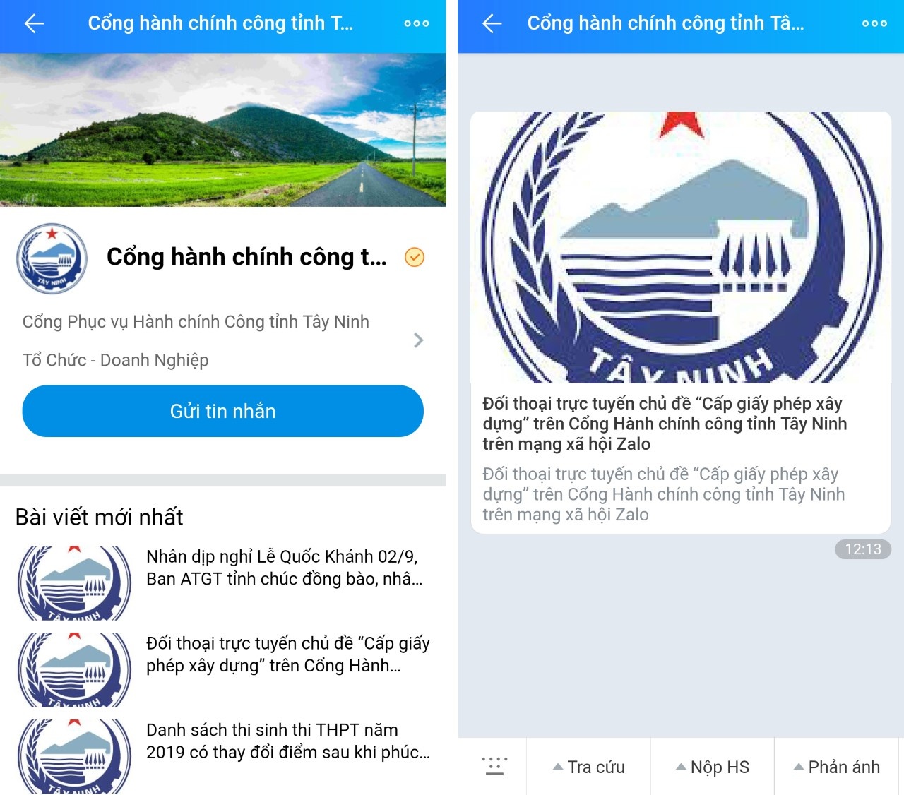 Cong hoi dap truc tuyen tinh Tay Ninh anh 2