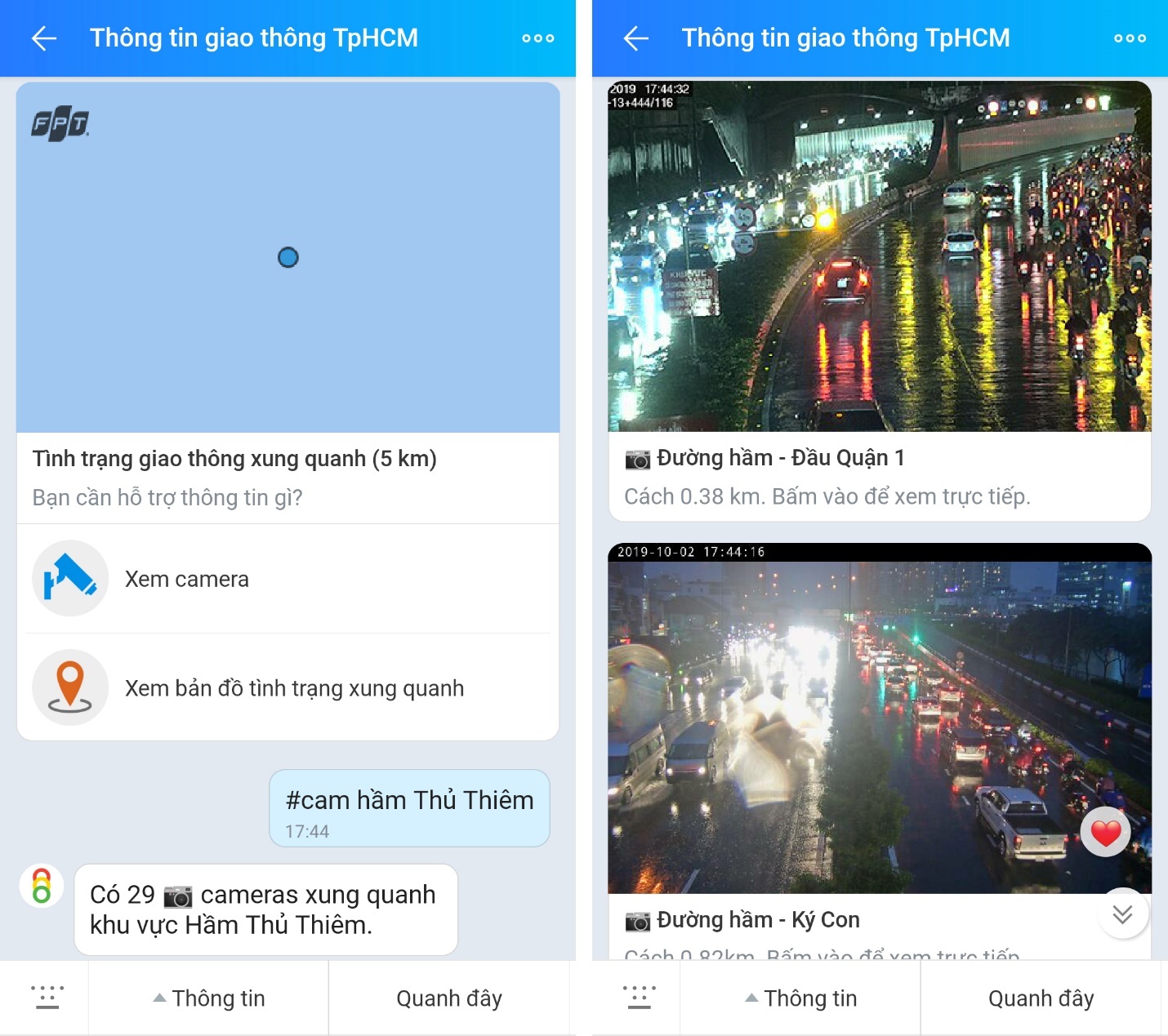 Dùng Zalo để tránh điểm kẹt xe ảnh 2 Dung Zalo de tranh diem ket xe anh 2