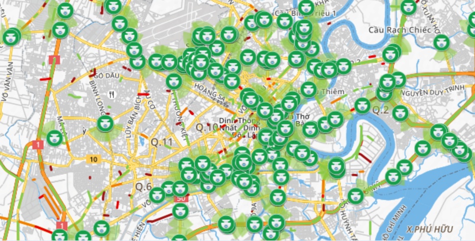 Dùng Zalo để tránh điểm kẹt xe ảnh 4 Dung Zalo de tranh diem ket xe anh 4